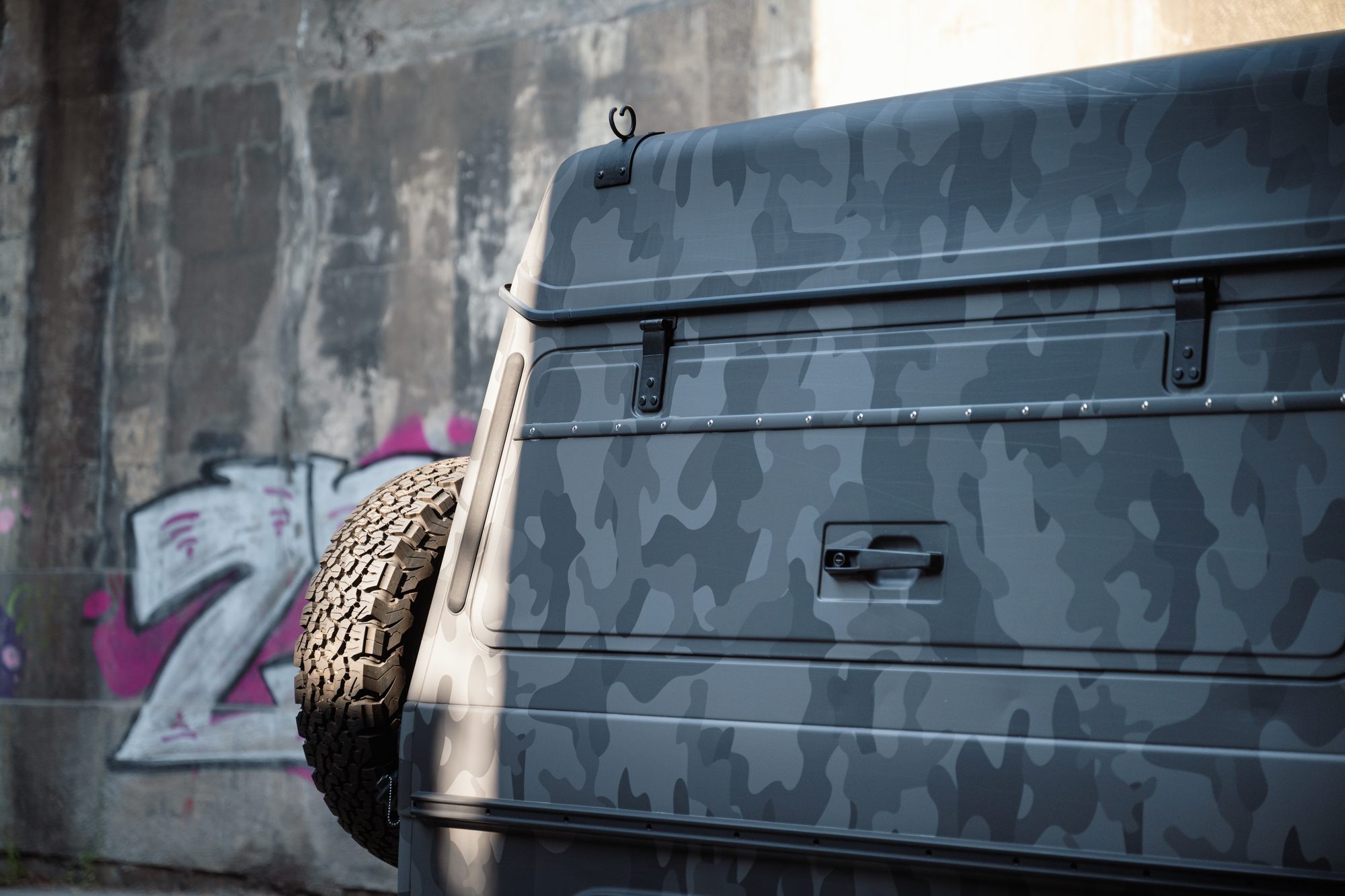 230 GE Camouflage – Detail