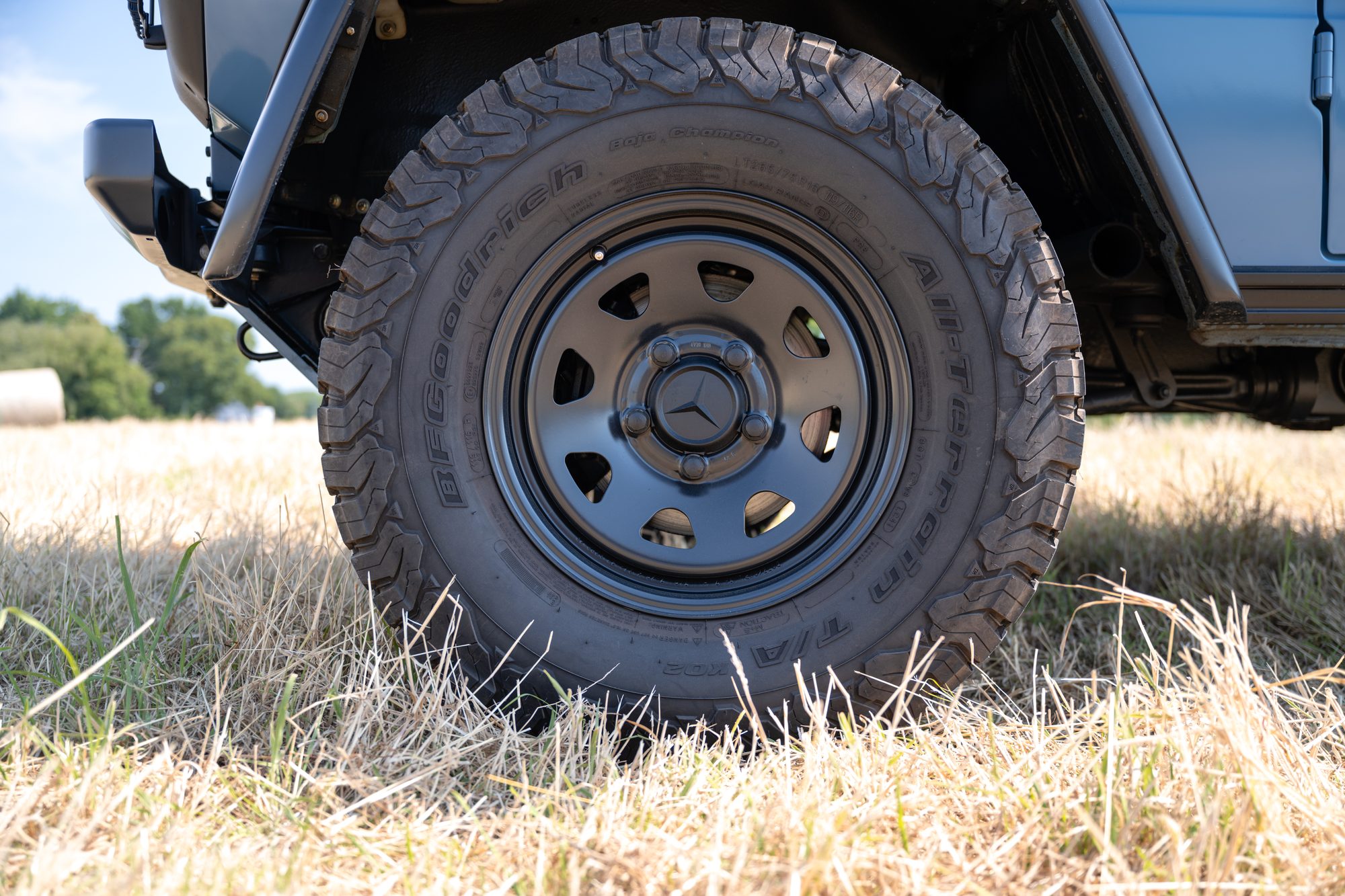 230 GE Doppelkabine – Reserverad-Detail